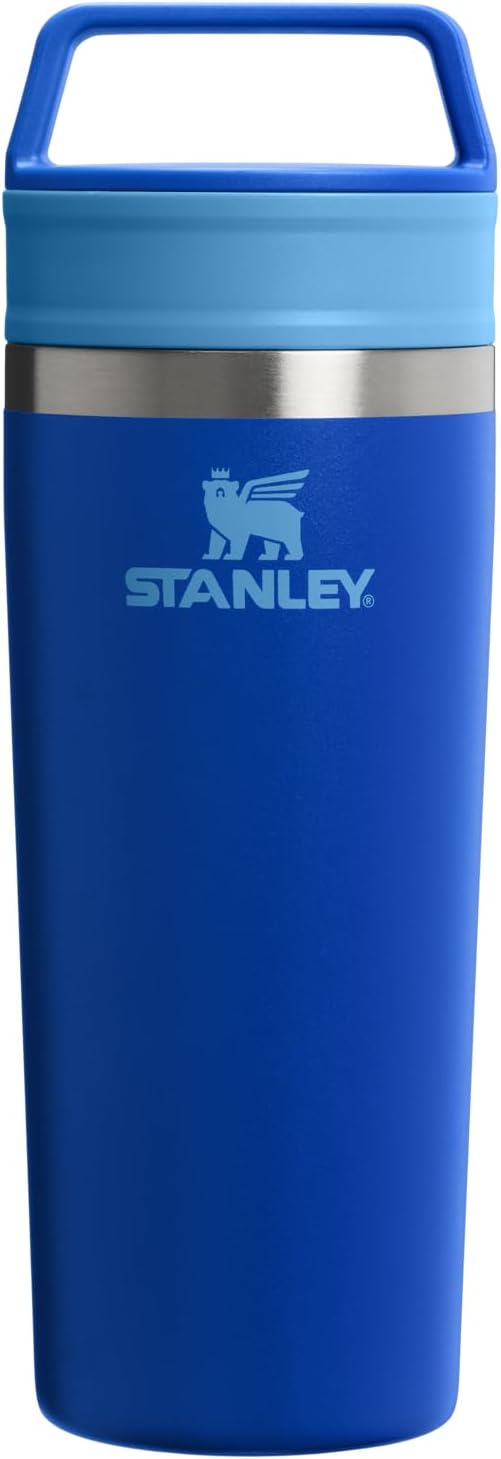 STANLEY Travel Mug 16 oz - Insulated Stainless Steel | Leakproof Lid for Coffee & Tea | BPA-Free | Cobalt