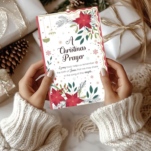 Religious Christmas Card for Man Woman with Poem - #1