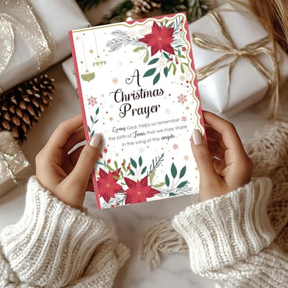 Religious Christmas Card for Man Woman with Poem - #1