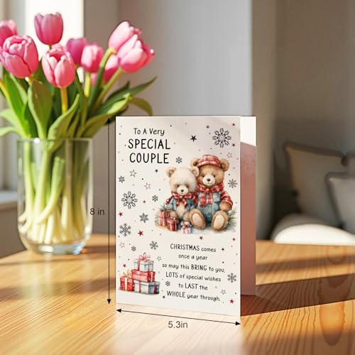 Christmas Card for Couples - Sweet Holiday Greeting Card with Heartfelt Message - To a Very Special Couple