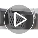 Hanging Shower Caddy 2 Pack Waterproof Bathroom Organizer No Drilling