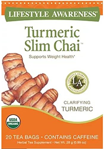 Lifestyle Awareness Turmeric Slim Chai, 20 Tea Bags