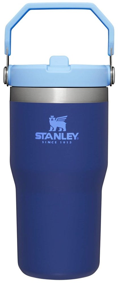 Stanley IceFlow Flip Straw Tumbler with Handle 20 oz | Twist On Lid and Flip Up Straw | Leak Resistant Water Bottle | Insulated Stainless Steel |BPA-Free | Lapis