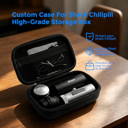 Hard Carrying Case for Shark Chill Pill Fan - Bag-Black Variation