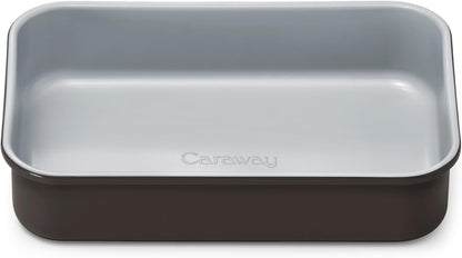 Caraway Nonstick Baking Pan | 9” x 6.5” Deep Ceramic Casserole Dish - Non-Toxic, PTFE & PFOA Free - Black