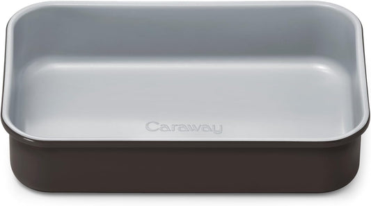Caraway Nonstick Baking Pan | 9” x 6.5” Deep Ceramic Casserole Dish - Non-Toxic, PTFE & PFOA Free - Black