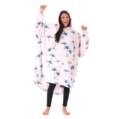 THE COMFY Dream | Lightweight Microfiber Fleece Wearable Blanket, Oversized Design with Hood from Shark Tank, Soft Oversized Pocket Blanket, Warm and Cozy Gifts