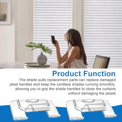 Cordless Shade Handle for Honeycomb Cellular & Pleated Shades - 3/4"