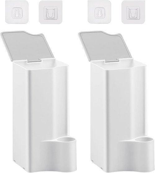 Clorox Toilet Holder - Space-Saving Wall-Mount & Free-Standing Storage for Disposable Scrubbing Pads | 2-Pack