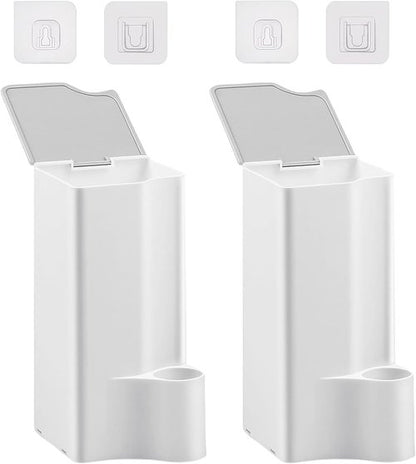 Clorox Toilet Holder - Space-Saving Wall-Mount & Free-Standing Storage for Disposable Scrubbing Pads | 2-Pack
