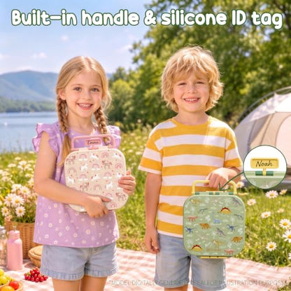 Kids Bento Lunch Box Set with Thermo Food Jar - Game Variation