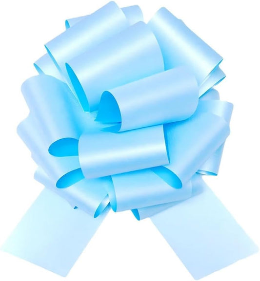 Skiennix 12" Large Sky Blue Gift Bow - Perfect for Presents, Bikes, and Party Decorations