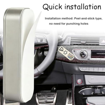 Jewish Car Mezuzah with Prayer Scroll & Hoshen Stones - Travel Safe Decor