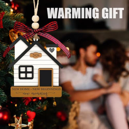 New Home Wooden Ornament - Housewarming Gift for Couple 2026