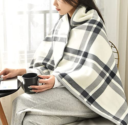 Office Chair Blanket Fleece Wearable Wrap Shawl for Home & Work - Variation A