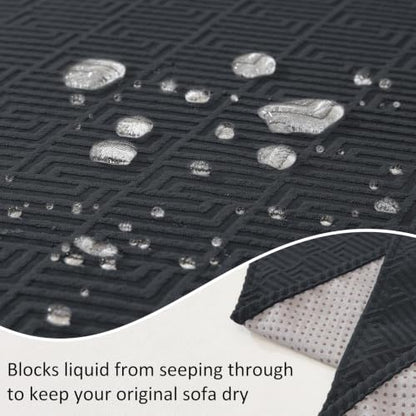 Waterproof Couch Cover for Dogs - Dark Gray, 78 x 91 Inches, Scratch Resistant