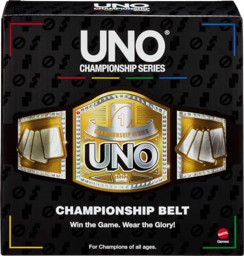 UNO Championship Series Belt for Kids & Teens - Game Night Victory Accessory
