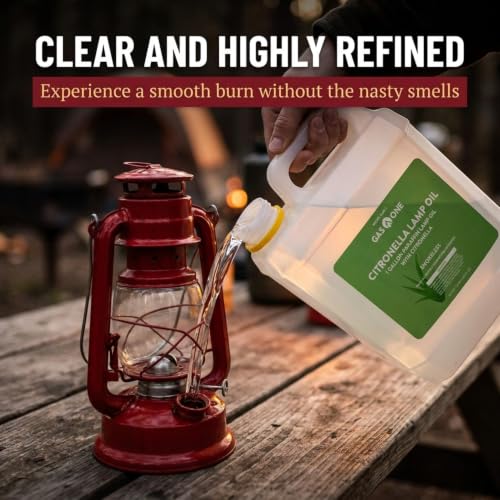 Gallon Lamp Oil with Citronella for Lanterns, Torches & Emergency Lighting