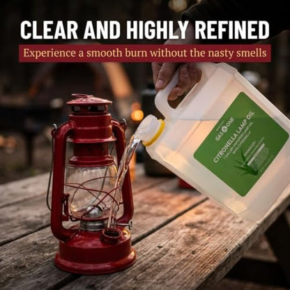 Gallon Lamp Oil with Citronella for Lanterns, Torches & Emergency Lighting