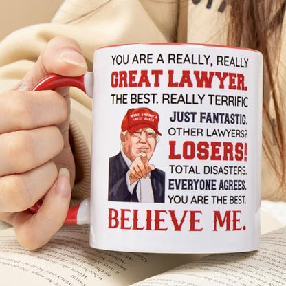 Lawyer Mug 11oz - Lawyer Gifts for Men & Women, Attorney Graduation, Christmas, Fathers Day, Mothers Day, Birthday - Variation: Lawyer