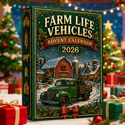 2D Motorcycle Advent Calendar with 24 Acrylic Miniatures - Motorcycle Variation