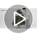 6ft Prelit Christmas Tree with Multi-Color RGBW Lights & App Control - Green