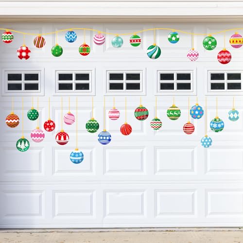 Snowball Christmas Window Clings 172 Pcs Winter Wonderland Decorations - Snowflake, Reindeer, Snowman, Elk, Snowball, 9 Sheets - Snowball 1