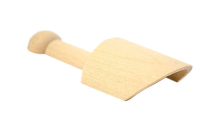 Perfect Stix 4.25'' Mini Wood Scoop,Coffee,Sugar Black Print .4ct.