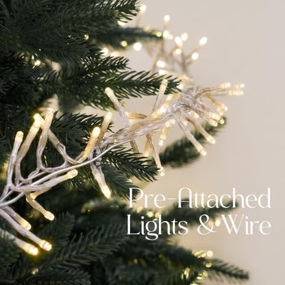 2000 LED Floating Spiral Christmas Tree Lights - 60ft Outdoor Decor