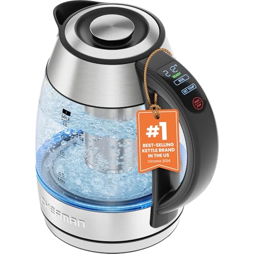 Electric Kettle 1.8L with Temperature Control, Keep Warm & Tea Infuser