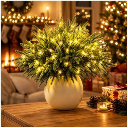 Lighted Artificial Pine Tree with Twinkling Lights - 5/10 Pines Decor