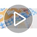 Oktoberfest Banner Set - Light Blue Bavarian Party Decorations, 6 Pieces