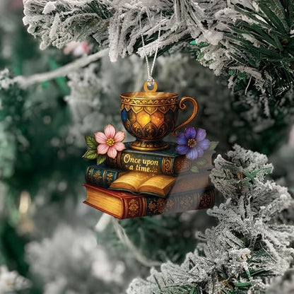 Book Lovers Gifts for Women 2026 - Christmas Book Ornament - Bookish Gifts - Book 2