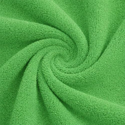 Fingertip Hand Towel Set - Bright Green, 11x18 Inches, 4 Pack, Soft Cotton