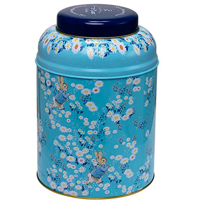 New English Teas Peter Rabbit's Daisies Tea Tin with 240 English Breakfast Teabags, Beatrix Potter