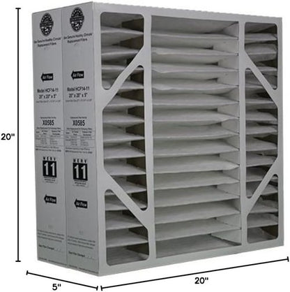 Lennox Air Cleaner Filter Media - High-Efficiency 20 x 20 x 5 Inch Replacement Filter