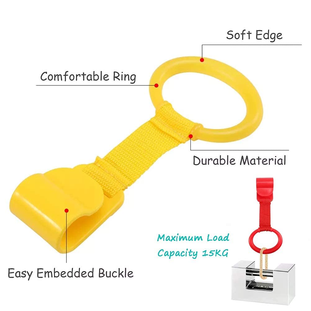 Skiennix Baby Pull Up Rings - Walking Assistant for Infants & Toddlers | 4-Piece Set