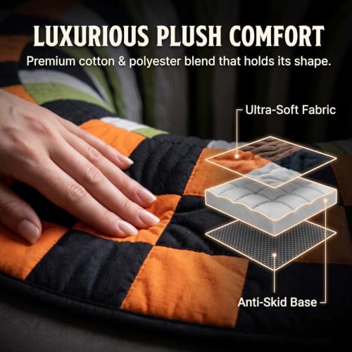 55 Inch 3D Halloween Rug with Depth Illusion Non-Slip Floor Mat for Home Party Decor