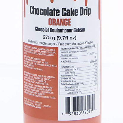 Roxy and Rich Chocolate Cake Drip 275 Grams, Orange