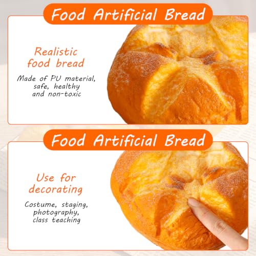 Artificial Bread Set - Realistic Simulation Loaves for Decor, Photography, and Crafts