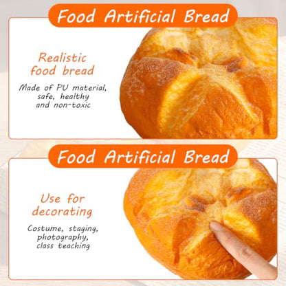 Artificial Bread Set - Realistic Simulation Loaves for Decor, Photography, and Crafts