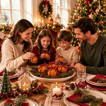 6 Pcs Clove Orange Pomanders for Holiday Decor - Christmas Vase Fillers