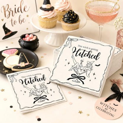 Halloween Cocktail Napkins 50 Pack - Witch Party Table Decor