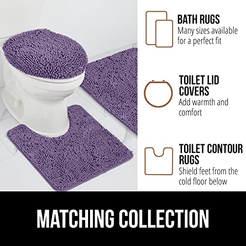 GORILLA GRIP Bath Rug Mat 70x24, Soft Absorbent Chenille, Quick Dry Microfiber Mats, Rubber Backing Washable Shower Floor Rugs, Bathmat Runner, US Designed Bathroom Home Decor Accessories Sage Green