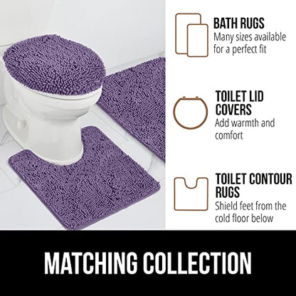 GORILLA GRIP Bath Rug Mat 70x24, Soft Absorbent Chenille, Quick Dry Microfiber Mats, Rubber Backing Washable Shower Floor Rugs, Bathmat Runner, US Designed Bathroom Home Decor Accessories Sage Green