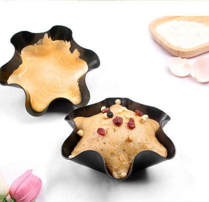 Skiennix 2 Pack Nonstick Taco Shell Bowls - Large Carbon Steel Tortilla Maker for Baking & Frying