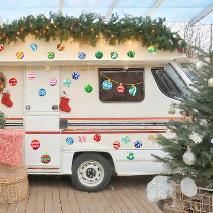 Snowball Christmas Window Clings 172 Pcs Winter Wonderland Decorations - Snowflake, Reindeer, Snowman, Elk, Snowball, 9 Sheets - Snowball 1