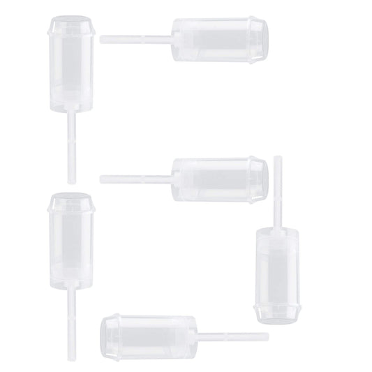 EKIND Clear Push-Up Cake Pop Shooter Plastic Containers with Lids, Base & Sticks, Pack of 6