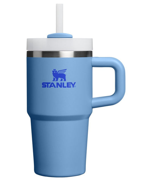 STANLEY Quencher H2.0 Tumbler with Handle and Straw 20 oz | Flowstate 3-Position Lid | Cup Holder Compatible for Travel | Insulated Stainless Steel Cup | BPA-Free | Blue Sky