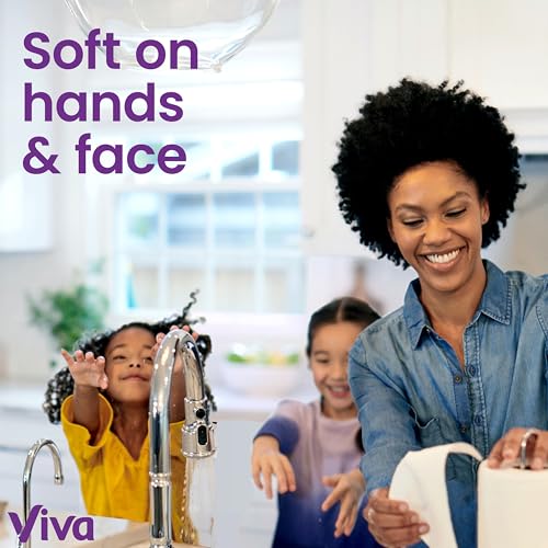 Viva Signature Cloth Paper Towels, Task Size - 12 Family Rolls (2 Packs of 6 Rolls) = 30 Regular Rolls (143 Sheets Per Roll)